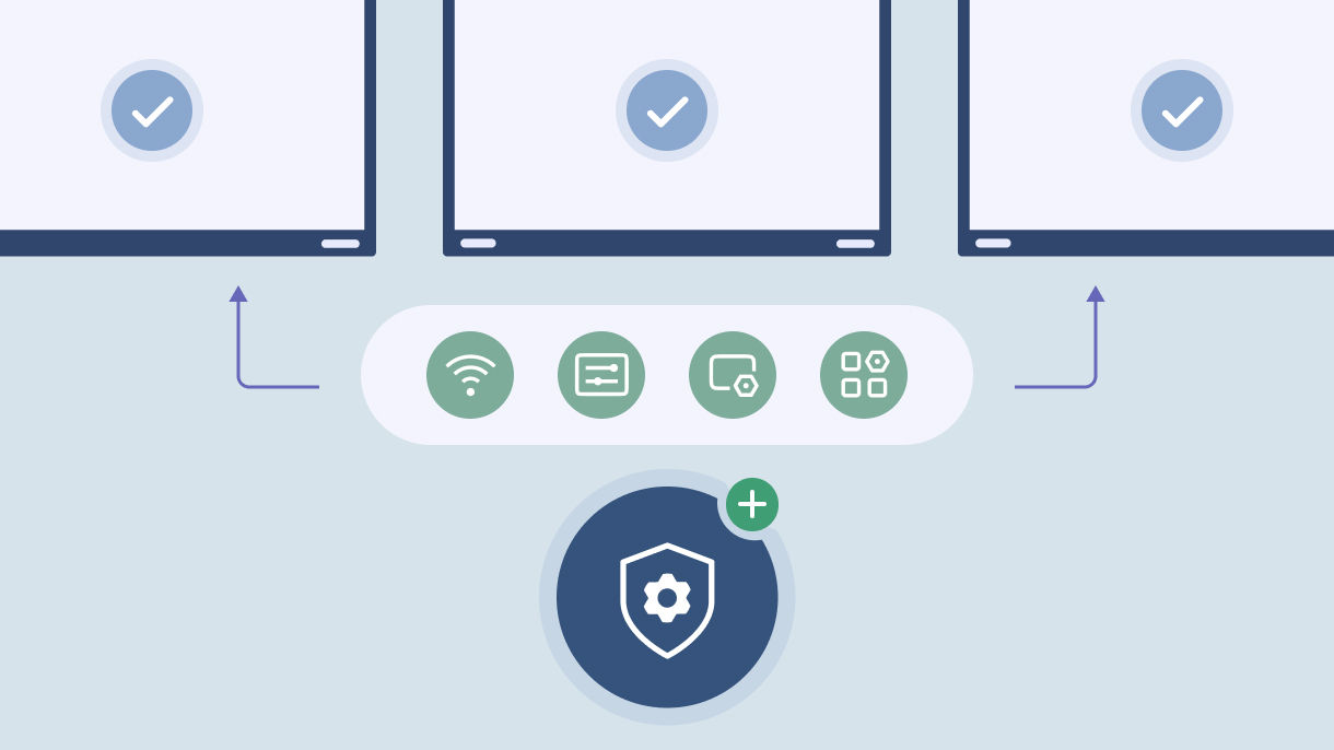 Centrally manage settings