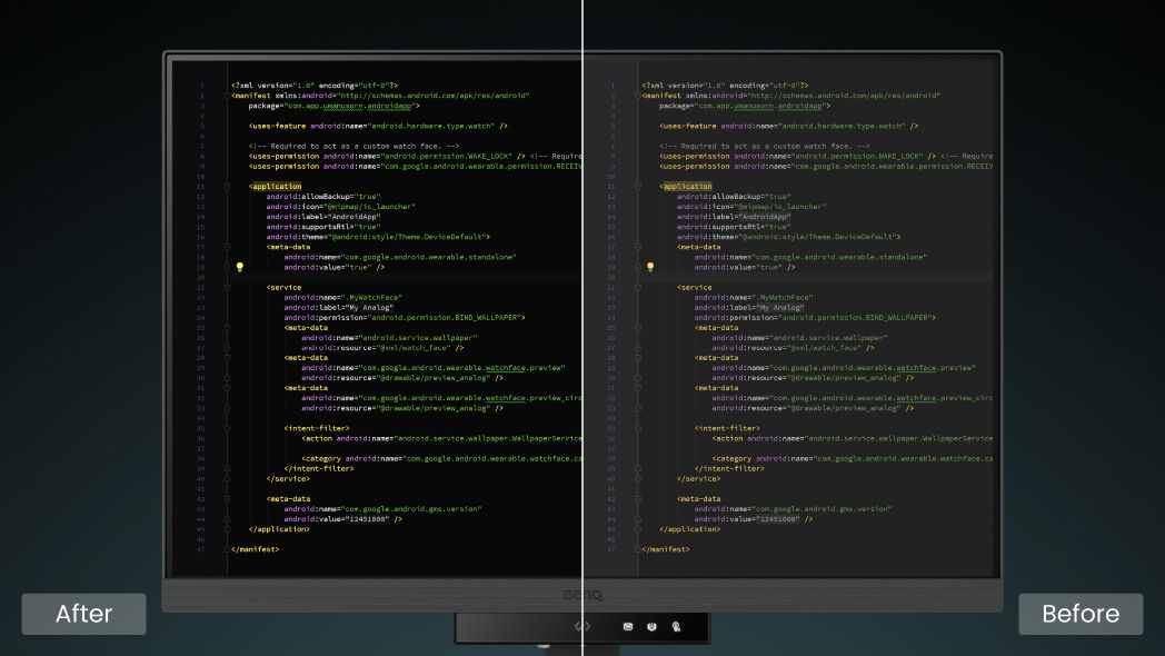 Best Programming Monitor for Text Clarity: BenQ Coding Mode